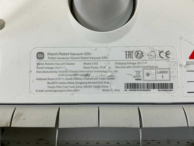 Xiaomi - robot vacuum x20+ - robotstofzuiger - afbeelding 8 van  8