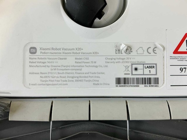 Xiaomi - robot vacuum x20+ - robotstofzuiger - afbeelding 9 van  9