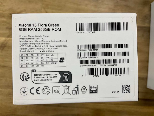 Xiaomi 13 mobiele telefoon - afbeelding 3 van  3