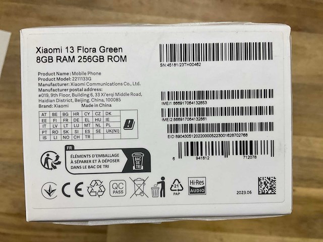 Xiaomi 13 mobiele telefoon - afbeelding 3 van  3