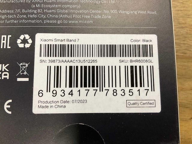 Xiaomi smartband 7 smartwatch - afbeelding 2 van  3