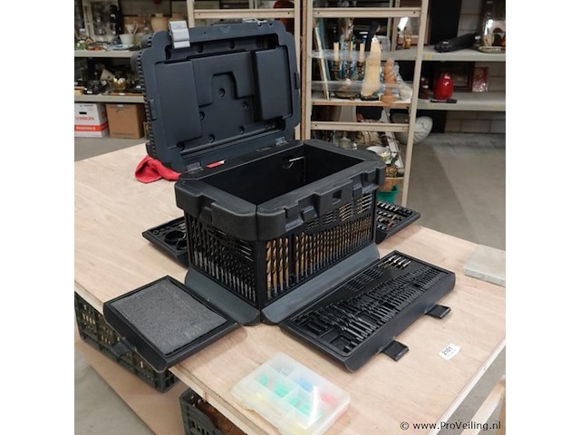 Xilverline box met enorme hoeveel boren, bits, hout(grote gaten) boren - afbeelding 1 van  5