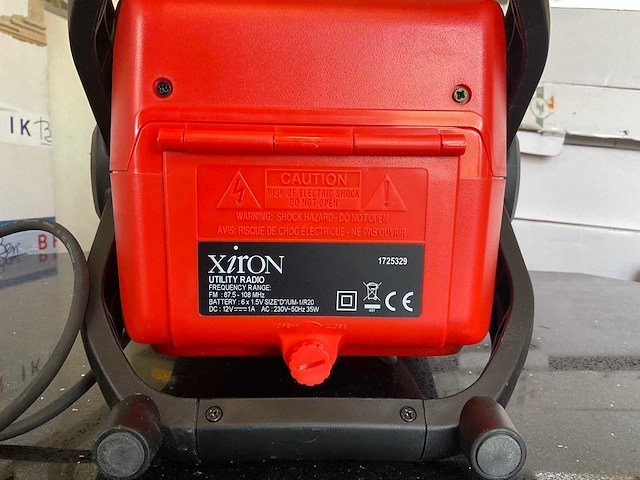 Xiron bouwradio anti shock protection - afbeelding 3 van  3