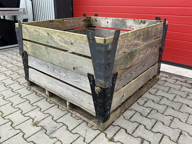 Xl - pallet met omranding - pallet - afbeelding 1 van  5