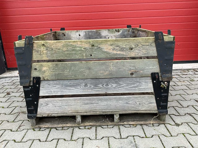 Xl - pallet met omranding - pallet - afbeelding 2 van  5