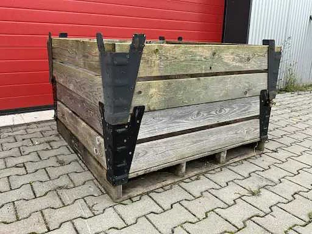 Xl - pallet met omranding - pallet - afbeelding 3 van  5