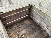 Xl - pallet met omranding - pallet - afbeelding 4 van  5