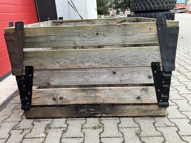 Xl - pallet met omranding - pallet - afbeelding 4 van  7