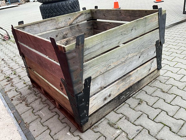 Xl - pallet met omranding - pallet - afbeelding 5 van  7