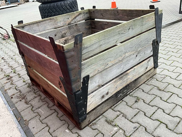 Xl - pallet met omranding - pallet - afbeelding 5 van  7