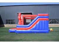 Xl springkussen met glijbaan (spiderman thema) - afbeelding 4 van  13