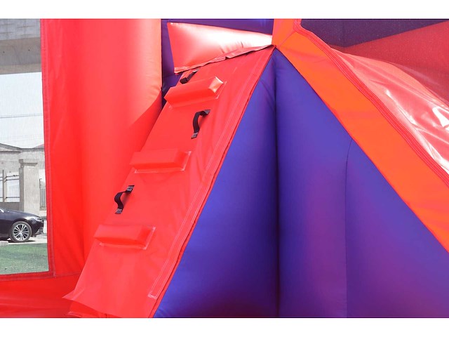 Xl springkussen met glijbaan (spiderman thema) - afbeelding 7 van  13