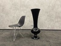 Xl zwart glazen vaas h100 - afbeelding 1 van  9