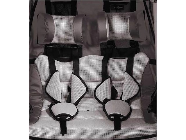 Xlc duos zitting met gordel los onderdeel voor de xlc duos grijs bsx125 - afbeelding 1 van  2