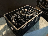 Xlr audio kabels in krat - afbeelding 1 van  3