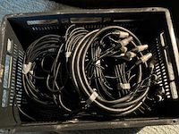Xlr audio kabels in krat - afbeelding 2 van  3