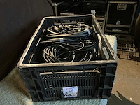 Xlr audio kabels in krat - afbeelding 3 van  3