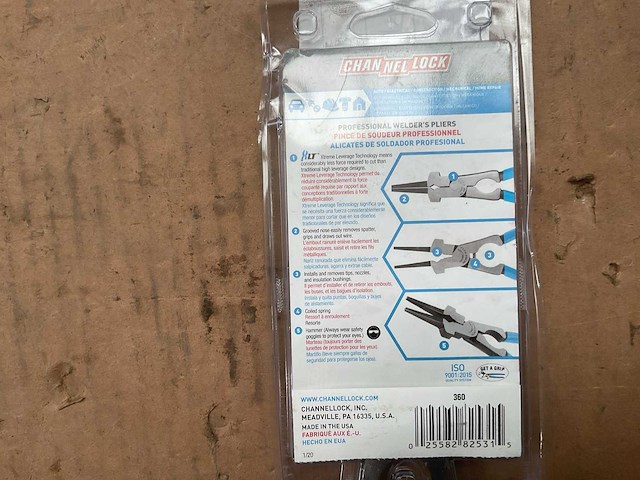 Xlt 360 professional welder’s pliers - afbeelding 3 van  3