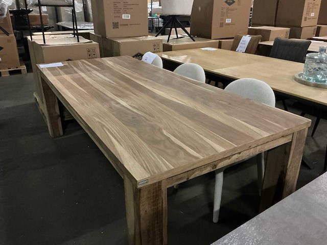 Xooon eik sesam wood eetkamertafel 230cm - afbeelding 2 van  3
