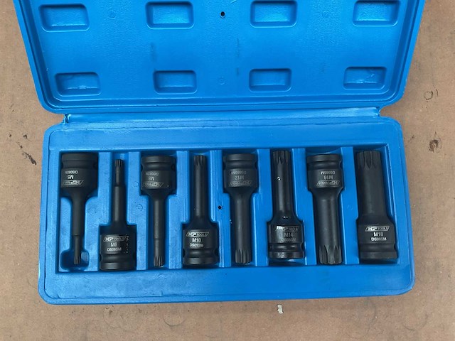 Xp tools ds08sm spline bit doppenset - afbeelding 2 van  4