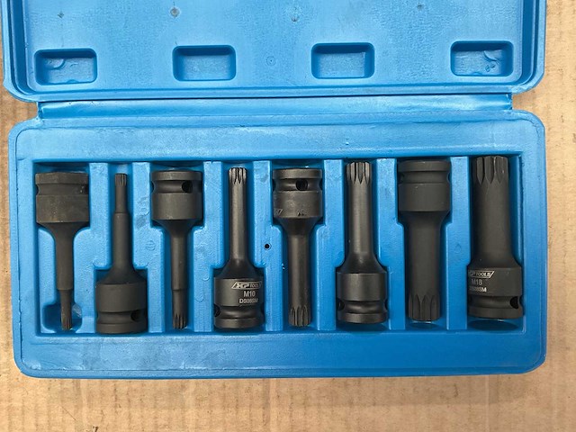 Xp tools ds08sm spline doppenset - afbeelding 2 van  4