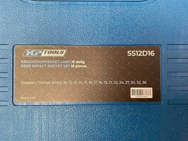 Xp tools ss12d16 doppenset - afbeelding 3 van  3