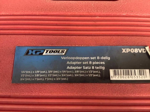 Xp tools verloop doppenset - afbeelding 3 van  3