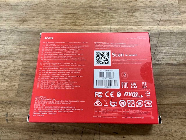 Xpg sx8200 pro 2tb - afbeelding 3 van  3