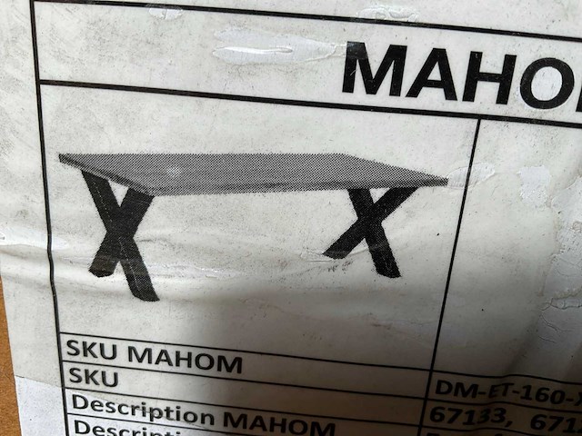 Xpoot eetkamertafel poot (2x) - afbeelding 4 van  4