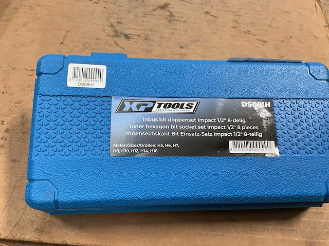 Xptools ds08ih inbus bit doppenset - afbeelding 2 van  3
