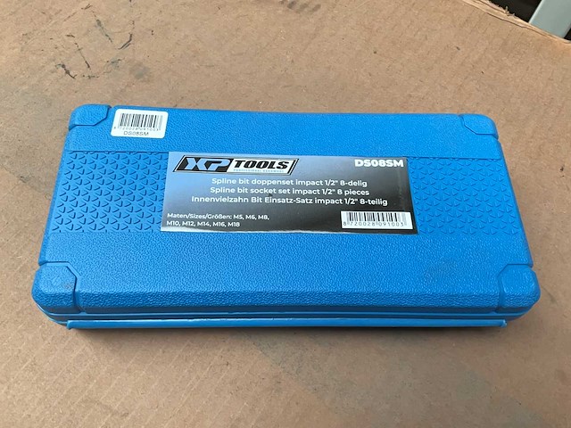 Xptools ds08sm spline bit doppenset - afbeelding 1 van  4