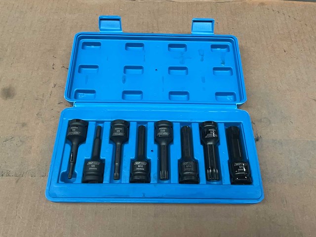 Xptools ds08sm spline bit doppenset - afbeelding 4 van  4