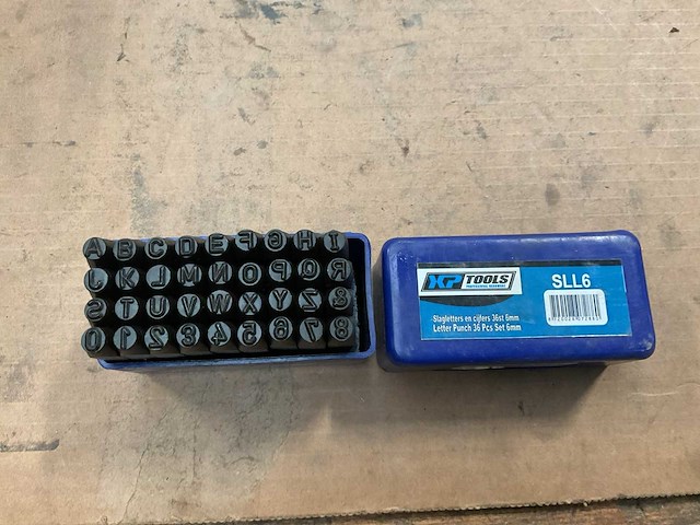 Xptools sll6 slagletters en cijfers set - afbeelding 2 van  2