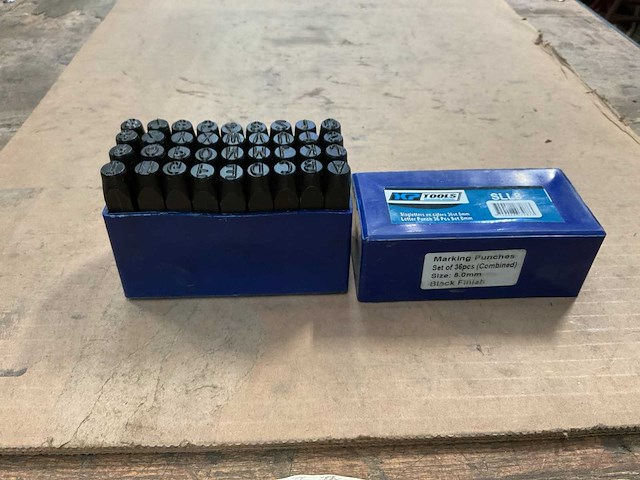 Xptools sll8 slagletters en cijfers set - afbeelding 2 van  2