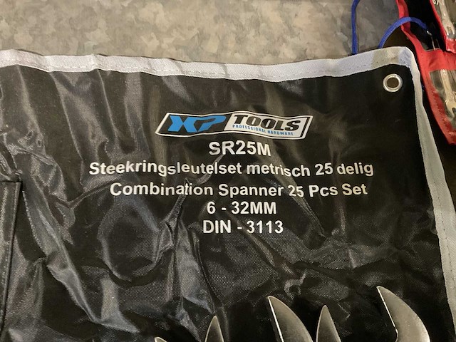 Xptools sr 25m steek- en ringsleutel set - afbeelding 2 van  2
