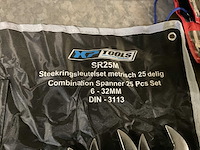 Xptools sr 25m steek- en ringsleutel set - afbeelding 2 van  2