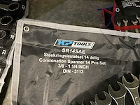 Xptools sr14sae steek- en ringsleutel set (3x) - afbeelding 2 van  3