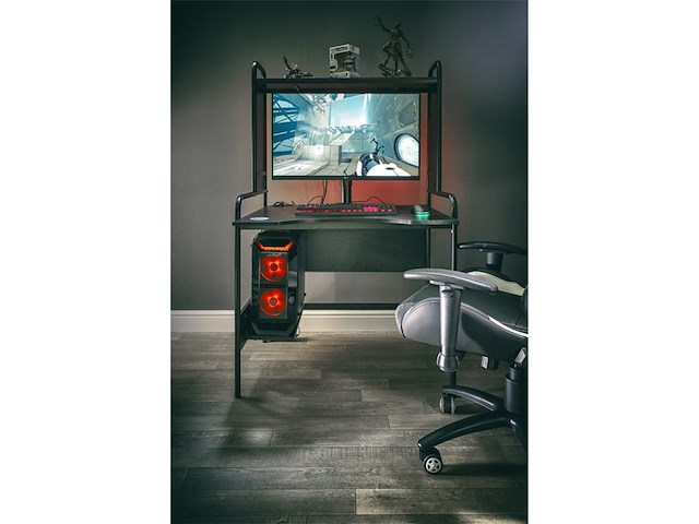 Xrocker icarus pc gaming bureau zwart - afbeelding 3 van  4