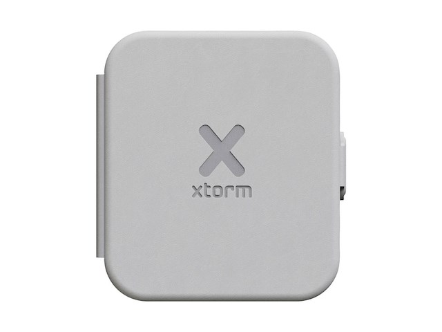 Xtorm 15w opvouwbare draadloze oplader 2in1 grijs - afbeelding 1 van  1