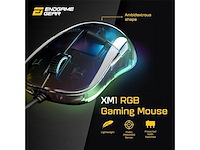 Xtrfy endgame gear xm1 rgb gaming muis dark reflex - afbeelding 2 van  4