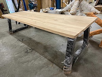 Xxl eiken massief 300x105 x4 cm - afbeelding 1 van  1