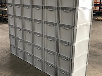 Xxl grote magazijnbakken 60x40x32cm. 36 stuks mecalux, ongebruikt - afbeelding 4 van  5