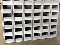 Xxl grote magazijnbakken 60x40x32cm. 36 stuks mecalux, ongebruikt - afbeelding 3 van  5