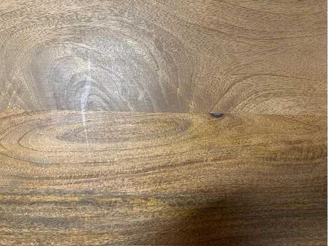Xxl mango rond 150 cm 5 cm dik blad met spinpoot - afbeelding 4 van  4