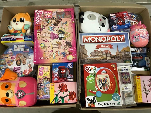 Xxl pallet speelgoed nieuw met o.a lego en pokemon - afbeelding 1 van  11