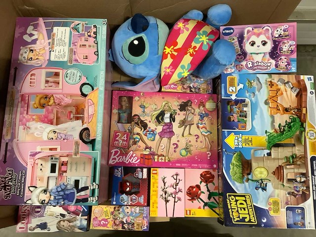 Xxl pallet speelgoed nieuw met o.a lego en vtech - afbeelding 1 van  10