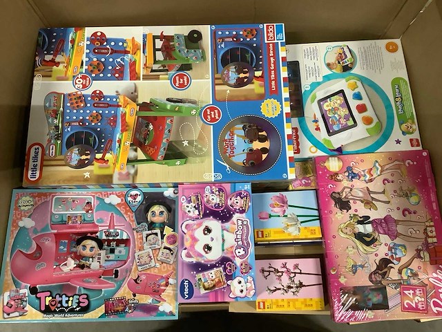 Xxl pallet speelgoed nieuw met o.a lego en vtech - afbeelding 1 van  9