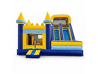 Xxl springkussen met glijbaan (kasteel thema) - afbeelding 2 van  3