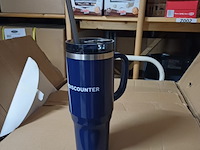 Xxxxl drink beker met deksel en rietje 1 stuks