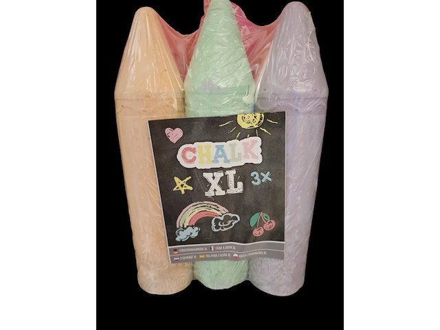 Xxxxl stoepkrijt 2 sets van 3 stuks loc c031 - afbeelding 4 van  7